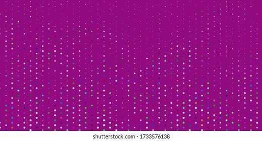Light multicolor vector background with spots. Abstract decorative design in gradient style with bubbles. New template for a brand book.