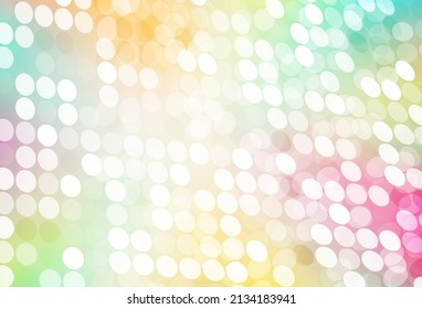Light Multicolor vector background with spots. Glitter abstract illustration with blurred drops of rain. Pattern for textures of wallpapers.