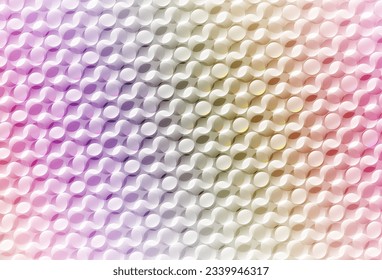 Light Multicolor vector background with spots. Abstract illustration with colored bubbles in nature style. Pattern for beautiful websites.