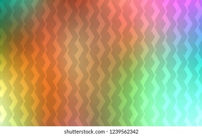 Light Multicolor vector background with straight lines. Glitter abstract illustration with colorful sticks. Pattern for ad, booklets, leaflets.