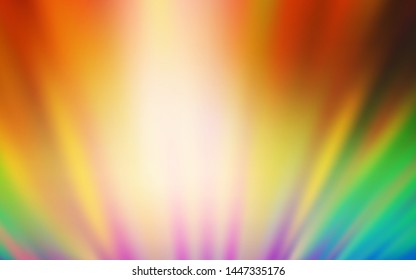 Light Multicolor vector background with straight lines. Lines on blurred abstract background with gradient. Best design for your ad, poster, banner.