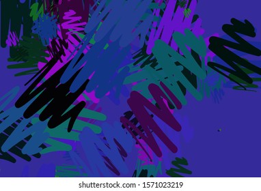 Light Multicolor vector background with straight lines. Glitter abstract illustration with colorful sticks. Pattern for ads, posters, banners.