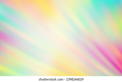 Light Multicolor vector background with stright stripes. Colorful shining illustration with lines on abstract template. Pattern for your busines websites.