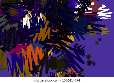 Light Multicolor vector background with stright stripes. Lines on blurred abstract background with gradient. Smart design for your business advert.