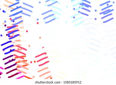 Light Multicolor vector background with stright stripes. Blurred decorative design in simple style with lines. Pattern for ad, booklets, leaflets.