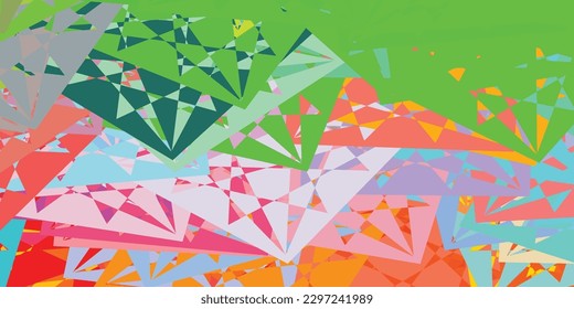 Light Multicolor vector background with triangles. Magnificent abstract illustration with triangular shapes , forms. Pattern for promotions.