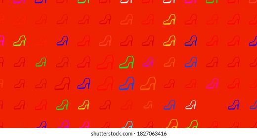 Light multicolor vector background with woman symbols. Colorful feminism symbols with a gradient in modern style. Simple design for your web site.