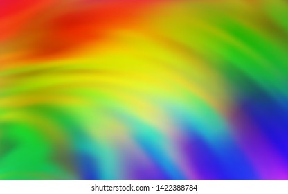 Light Multicolor vector background with wry lines. An elegant bright illustration with gradient. The best colorful design for your business.