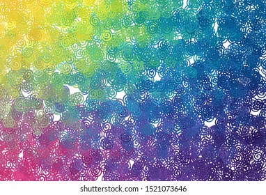 Light Multicolor vector background with wry lines. An elegant bright illustration with gradient. Brand new design for your ads, poster, banner.