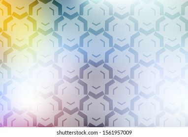 Light Multicolor vector background with wry lines. Geometric illustration in abstract style with gradient.  Pattern for your business design.