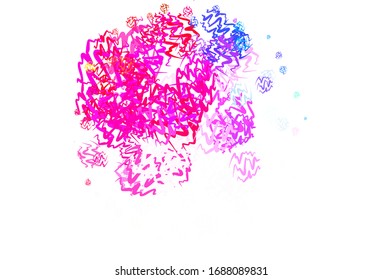 Light Multicolor vector background with wry lines. Colorful illustration in simple style with gradient. The best colorful design for your business.