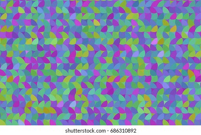 Light Multicolor vector banner with circles, spheres. Abstract spots. Background of Art bubbles in halftone style with colored gradient.