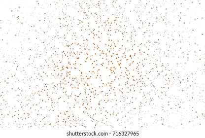 Light Multicolor vector banner with circles, spheres. Abstract spots. Background of Art bubbles in halftone style with colored gradient.