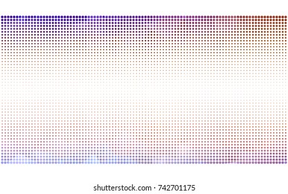 Light Multicolor vector banner set of circles, spheres. Donuts Background. Creative Design Templates. Technology halftone illustration.