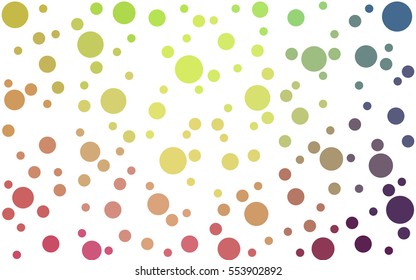 Light Multicolor Vector banners banners set of circles, spheres. Network design, technology science, vector illustration