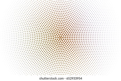 Light Multicolor vector banners set of circles, spheres. Abstract spots. Art Background of bubbles in halftone style with colored gradient.