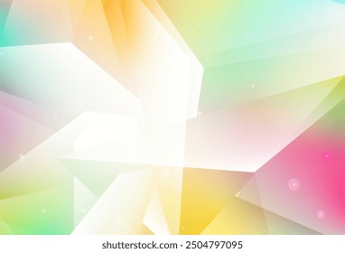 Light Multicolor vector Beautiful colored illustration with blurred circles in nature style. Blurred bubbles on abstract background with colorful gradient. Elegant design for wallpapers.