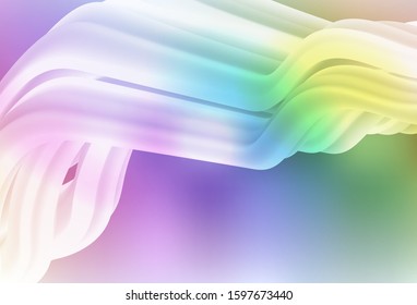 Light Multicolor vector blurred background. An elegant bright illustration with gradient. New way of your design.