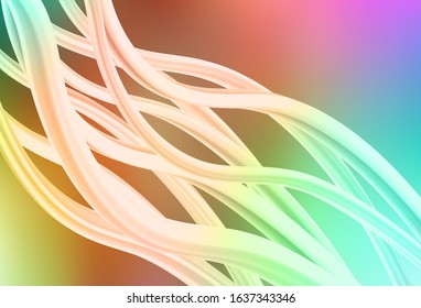 Light Multicolor vector blurred background. Glitter abstract illustration with gradient design. New style for your business design.