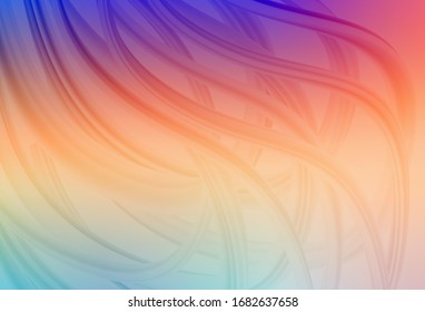 Light Multicolor vector blurred background. Colorful illustration in abstract style with gradient. New design for your business.