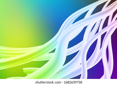 Light Multicolor vector blurred background. Colorful illustration in abstract style with gradient. Completely new design for your business.