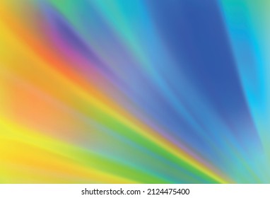 Light Multicolor vector blurred background. Glitter abstract illustration with gradient design. Smart design for your work.