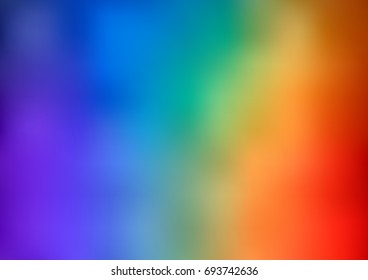 Light Multicolor vector blurred background. A completely new color illustration in a vague style. The best blurred design for your business.