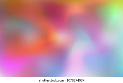 Light Multicolor vector blurred bright pattern. A completely new color illustration in a vague style. Brand-new style for your business design.