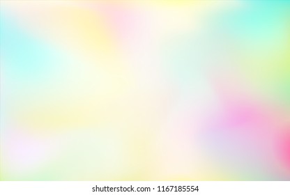 Light Multicolor vector blurred bright texture. An elegant bright illustration with gradient. A new texture for your design.