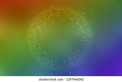 Light Multicolor vector blurred bright pattern. Abstract colorful illustration with gradient. Elegant background for a brand book.