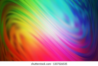 Light Multicolor vector blurred bright template. A completely new colored illustration in blur style. New design for your business.