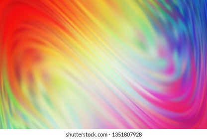Light Multicolor vector blurred bright texture. Abstract colorful illustration with gradient. Blurred design for your web site.