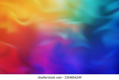Light Multicolor vector blurred bright pattern. Colorful illustration in abstract style with gradient. Blurred design for your web site.