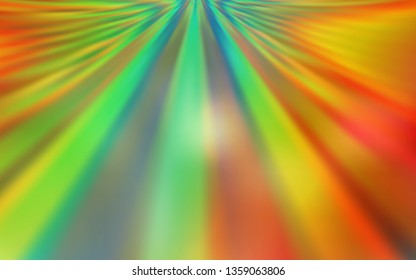 Light Multicolor vector blurred bright texture. A completely new colored illustration in blur style. Blurred design for your web site.