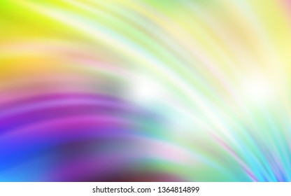 Light Multicolor vector blurred bright pattern. New colored illustration in blur style with gradient. Background for designs.