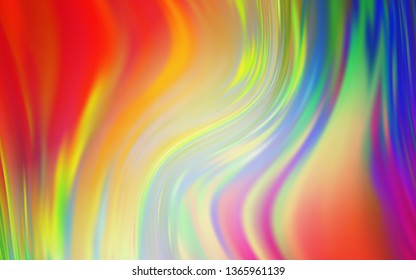 Light Multicolor vector blurred bright pattern. Glitter abstract illustration with gradient design. Completely new design for your business.