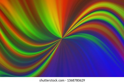 Light Multicolor vector blurred bright pattern. Glitter abstract illustration with gradient design. New style design for your brand book.