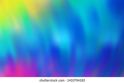 Light Multicolor vector blurred bright texture. New colored illustration in blur style with gradient. Background for designs.