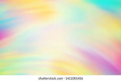 Light Multicolor vector blurred bright texture. New colored illustration in blur style with gradient. Background for designs.