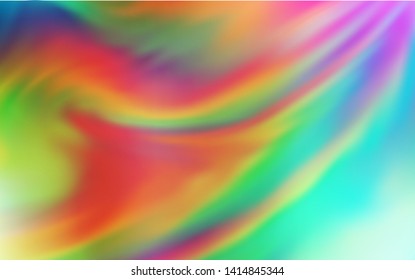 Light Multicolor vector blurred bright template. Colorful abstract illustration with gradient. Elegant background for a brand book.