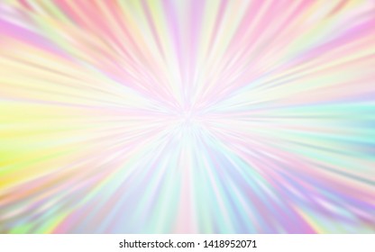 Light Multicolor vector blurred bright template. Shining colored illustration in smart style. New way of your design.