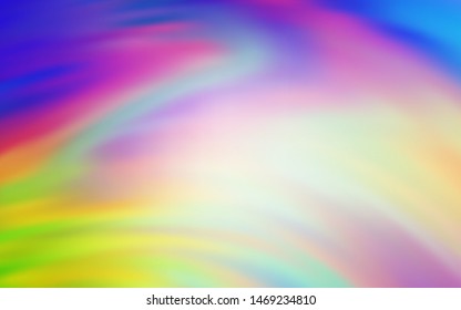 Light Multicolor vector blurred bright pattern. Creative illustration in halftone style with gradient. Smart design for your work.