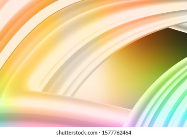 Light Multicolor vector blurred bright template. Abstract colorful illustration with gradient. New style design for your brand book.
