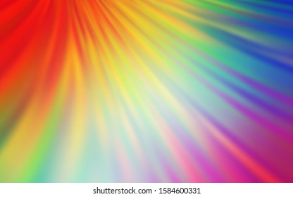 Light Multicolor vector blurred bright pattern. Colorful illustration in abstract style with gradient. Blurred design for your web site.