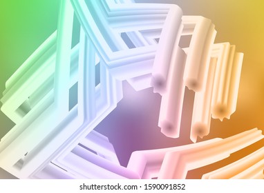 Light Multicolor vector blurred bright texture. Creative illustration in halftone style with gradient. The best blurred design for your business.