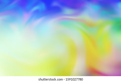Light Multicolor vector blurred bright pattern. Abstract colorful illustration with gradient. New style for your business design.