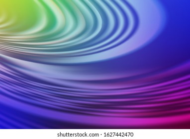 Light Multicolor vector blurred bright template. A completely new colored illustration in blur style. Blurred design for your web site.