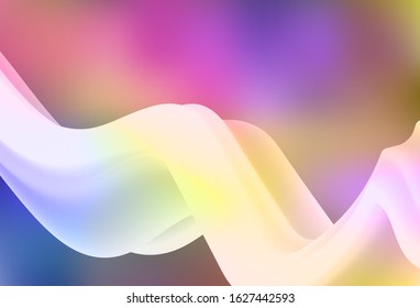 Light Multicolor vector blurred bright pattern. An elegant bright illustration with gradient. Smart design for your work.