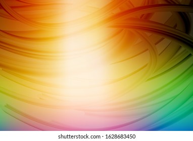 Light Multicolor vector blurred bright template. Shining colorful illustration in smart style. Completely new design for your business.