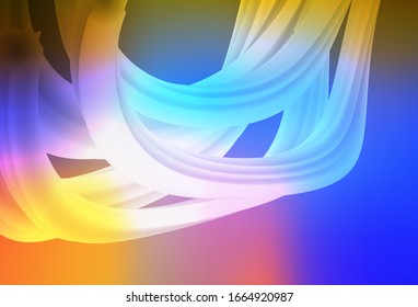 Light Multicolor vector blurred bright pattern. Creative illustration in halftone style with gradient. New style design for your brand book.